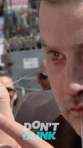 Don't Blink- Magician Pulls Thread From His EYE👁️ #short #magic #magictricks #magician #illusion