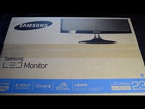 Unboxing: Samsung SyncMaster S23B350 23" LED Monitor