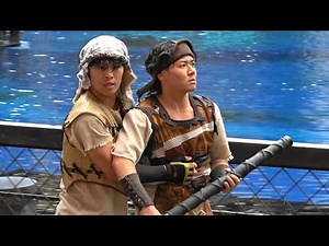 おとなしい子にだけかけるな！【USJ ウォーターワールド】 Universal Studios Japan WATER WORLD