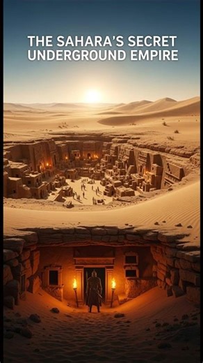 The Garamantes: The Sahara's Underground Civilization 🏜️ #shorts