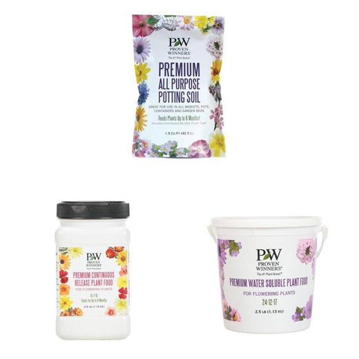 PROVEN WINNERS 1.5 cu. ft. Premium Potting Soil with 2.5 lb. Water Soluble and Time Release Fertilizer Combo - The Home Depot