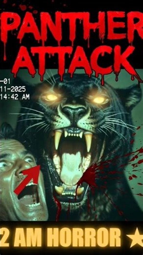 “Black Panther ATTACKS Sleeping Uncle at 2 AM 😱 CCTV Footage”