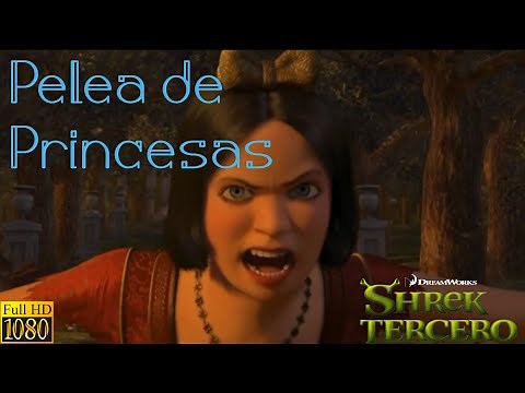 Escena de la "Pelea de princesas" Shrek 3 | Español Latino HD | Cosas Random