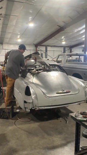 We are making amazing progress on the '50 Buick Special! Jamison is killing it with the metal fabrication on this project. He is putting the planishing hammer from @tin_mans_garage to work, and we can't get enough of it. It goes to show what the right tools can do for you when trying to achieve the result you want. | Brosseau's Coachworks