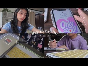 a day in my life; chill online class vlog pt.2 🍃