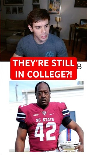 The Oldest College Football Players EVER