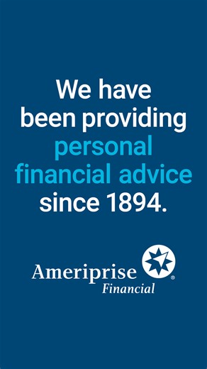 Because confidence never goes out of style.​ At Ameriprise Financial, we've been helping clients achieve their goals since 1894. | Ameriprise Financial