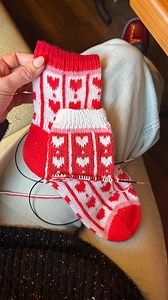 A little sneak peek of my new Valentine’s socks pattern. They have been a lovely comfort knit over the past few weeks and these ones are my fourth colour combo version. Love-ly socks pattern will be available this weekend.❤️❤️❤️ #stoneknits #sockknitting #knitting #valentinesknitting #lovelysocks | Stone Knits