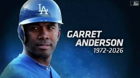Dodgers broadcast pays respect to Garret Anderson