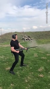 Elon Musk hip-fires his enormous Barrett .50-caliber machine gun in video