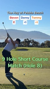 9 Hole Short Course Match (Hole 8) #twintourgolf #golf #pebblebeach | Twin Tour Golf