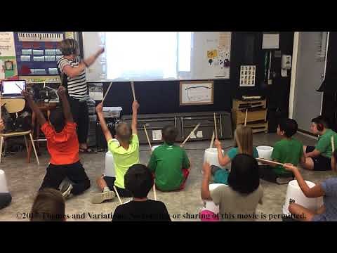 Easy Bucket Drumming Liberty Bell March