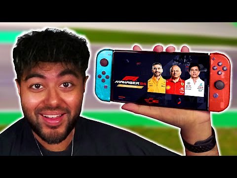 Playing an F1 Game on the Nintendo Switch...