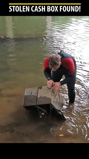 59K views · 387 reactions | Stolen cash box found under bridge #reel #found #creepy #crazy #cool #stolen #scuba | Adam Brown Adventures | Facebook