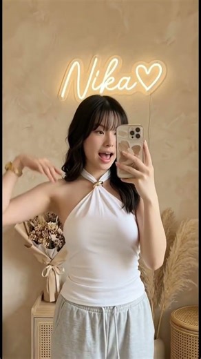 Halter Top Gold Metallic Design🤍 #top #ootd #outfit #outfitideas