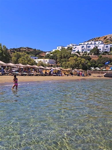 🇬🇷 Galissa Beach, Syros, Greece | 갈리사 비치, 시로스, 그리스 #GreekIslands #그리스여행 #syros #greecetravel #greecebeach