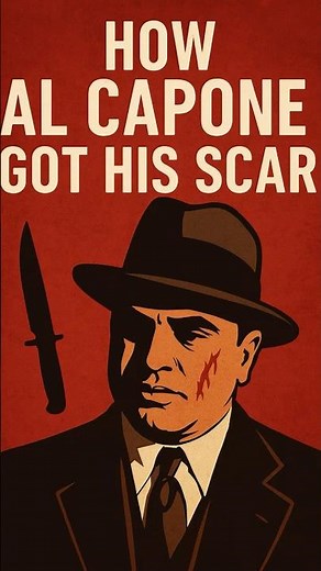 How Al Capone Got His Scar 🗡️ #mafia #alcapone