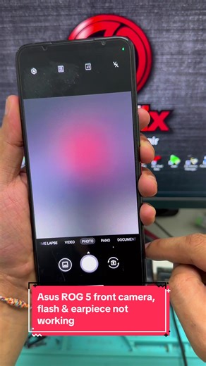 Asus ROG 5 Front Camera Repair and Flash Issues