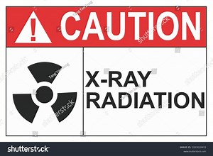 Caution Sign X-ray Radiation Isolated 3d Stock Vector (Royalty Free) 2203010415 | Shutterstock