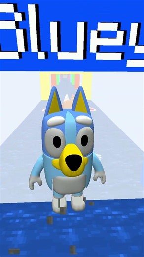 Only Bluey Fans Can Guess This Logo 🤯✅#minecraft #shorts #bluey