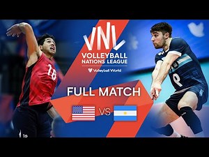 🇺🇸 USA vs. 🇦🇷 ARG - Full Match | Preliminary Phase | Men's VNL 2022