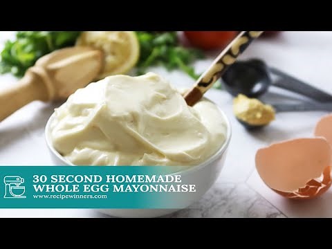 You Wont Believe How Easy It Is To Make Our Whole Egg Mayonnaise Recipe