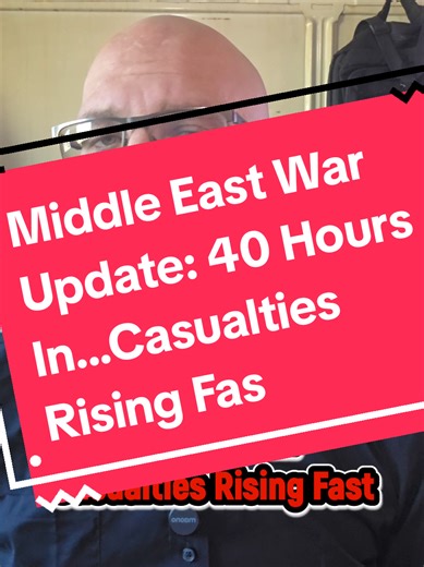 We’re 40 hours into a rapidly escalating conflict across the Middle East, and confirmed casualty numbers are already climbing in multiple countries. Iran, Israel, Iraq, Yemen, Kuwait, Qatar, Oman, Bahrain, and U.S. personnel have all reported deaths or injuries. This situation is still developing, and numbers are subject to change as more verified information comes in. I’ll continue posting updates as events unfold. Stay alert. Stay informed. #MiddleEast #BreakingNews #WarUpdate #Iran #Israel