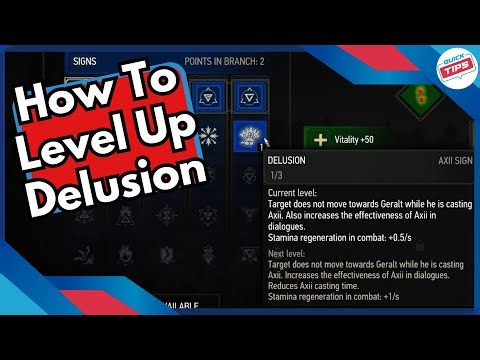 How To Level Up Delusion in Witcher 3