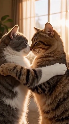 The Sweetest Cat Hug You’ll See Today 😭🐱