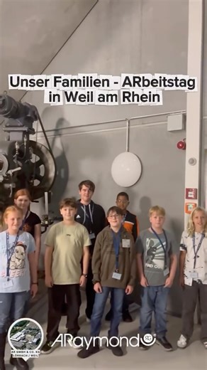 ARaymond Jobs Germany on Instagram: "🎉 Am 31.10. war es soweit: Unser erster Familien-Arbeitstag im Werk Weil am Rhein fand statt! 11 Kinder unserer Mitarbeitenden durften einen Blick in den Job ihrer Eltern werfen. 🔧 Von Montage über 📦 Logistik bis zur Kunststoff- und Metallfertigung: Ein spannender Tag voller Spaß, 🎲 spielerischem Programm, leckerem Mittagessen und natürlich lehrreichen Einblicken. Wir freuen uns, dass der Tag ein voller Erfolg war und können den nächsten Familien-ARbeitst