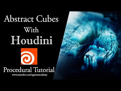 Houdini Abstract Cubes Tutorial (Project Files Included)