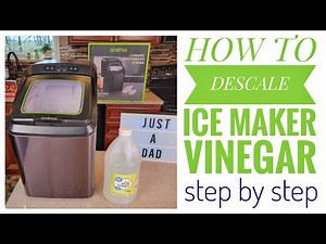 How To Descale Oraimo Nugget Ice Maker with Vinegar