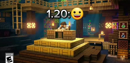 Minecraft 1.20 vs 0.0.0 Alpha Version Comparison