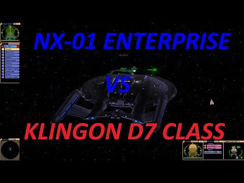 NX 01 Enterprise vs D7 Class Klingon Battlecruiser