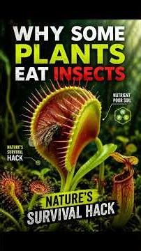 Why Some Plants Eat Insects Nature’s Survival Hack