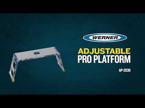 Werner - Work Platforms - Adjustable Pro Platform