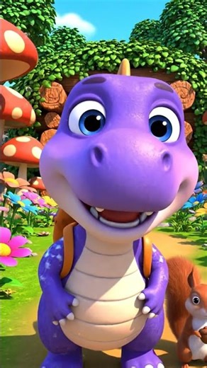 Learn Brown with Bubba 🦕 Brown Color for Toddlers Preschool Cartoon