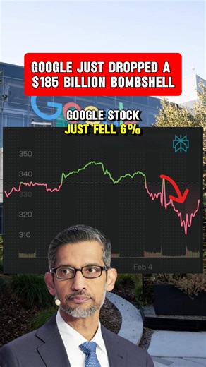 Google stock just fell 6% because they just revealed the scariest AI spending plan in the entire market. Sundar Pichai, Google’s CEO, said they’re going into 2026 supply constrained, and that’s the key phrase, because it explains the bombshell.