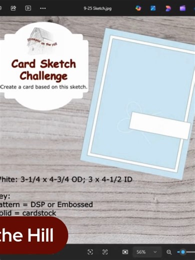 Have you ever used your embossing folder with vellum or a window sheet? Give it a try, you'll be amazed at the result! Blog: stampinonthehill.com Newsletter: https://tinyurl.com/yc2ww3hz #sketch #cardmaking #vellum