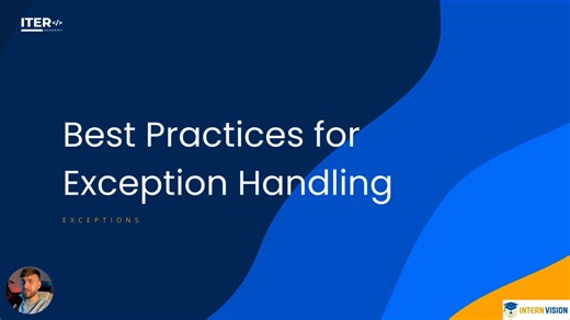 6. Best Practices for Exception Handling