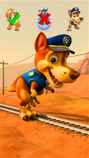 PAW PATROL DINOSAURS STOP TRAIN & SAVE CAT! DINO PARK CHASE RUBBLE ROCKY VS TRAIN GMOD 3D ANIMATION