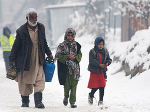 Afghans braving severe cold face stark choice: Food or warmth