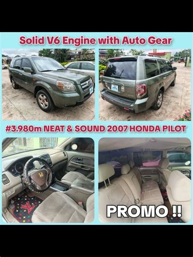 Clean & Sound Honda Pilot SUV 2007 Model. #forsale #foryou #foryourpage #carsforsale #honda