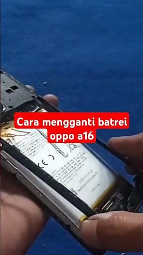 how to replace the Oppo A16 battery