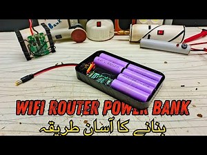 How to make 2 in 1 Wifi Router Power Bank