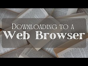 Downloading and Reading Ebooks in a Web Browser