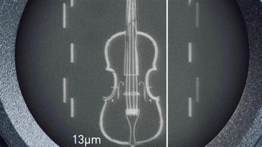 Physicists create world’s smallest violin that’s thinner than hair