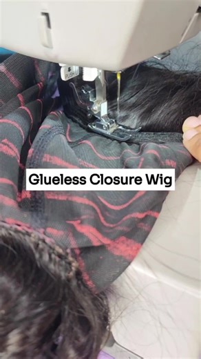 Wig talk because someone needs to hear it. braid your hair back small and stop using those big plates. the will will never fit if u do that. #gluelesswig #fyp #trendin #viraltiktok #sewing #diy #closurewig