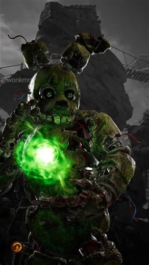 Springtrap Destroyed Foxy in MK1! 🩸 #MK1 #Shorts #fnaf