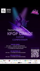 138 reactions | THEY’VE GOT MOVES. HAVE YOU GOT MORE? The Twentyfive 7 Kpop Dance Cover Competition is back — and it’s not for the faint-hearted. Whether you're repping your crew or flying solo, this is your chance to light up the stage.  5–6 July 2025 |  10AM–10PM  Level 2, Main Concourse, Pavilion Bukit Jalil No filters. No reruns. Just pure performance. Let’s see what you’ve got. #GameOnExpo2025 #DanceCoverBattle #StageIsYours | SEGi University & Colleges | Facebook